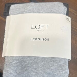 LOFT Outlet Light Gray Women's Leggings